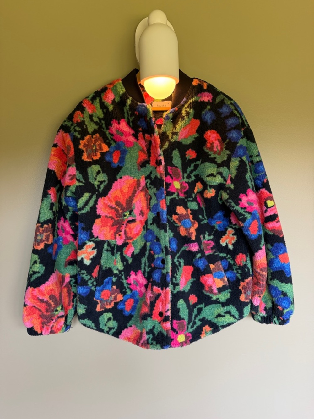 Women’s Floral Fleece Jacket